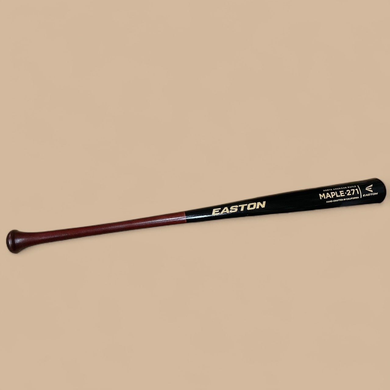 Bate de béisbol Easton Maple 271, hecho de madera de arce, con diseño balanceado para un swing rápido y potente