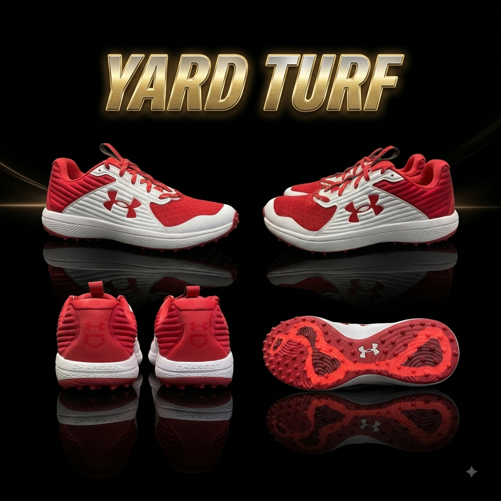 UA Yard Turf Blanco Rojo