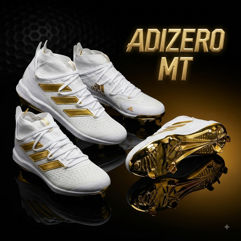 Adizero Afterburner 8 NWV Blanco Dorado
