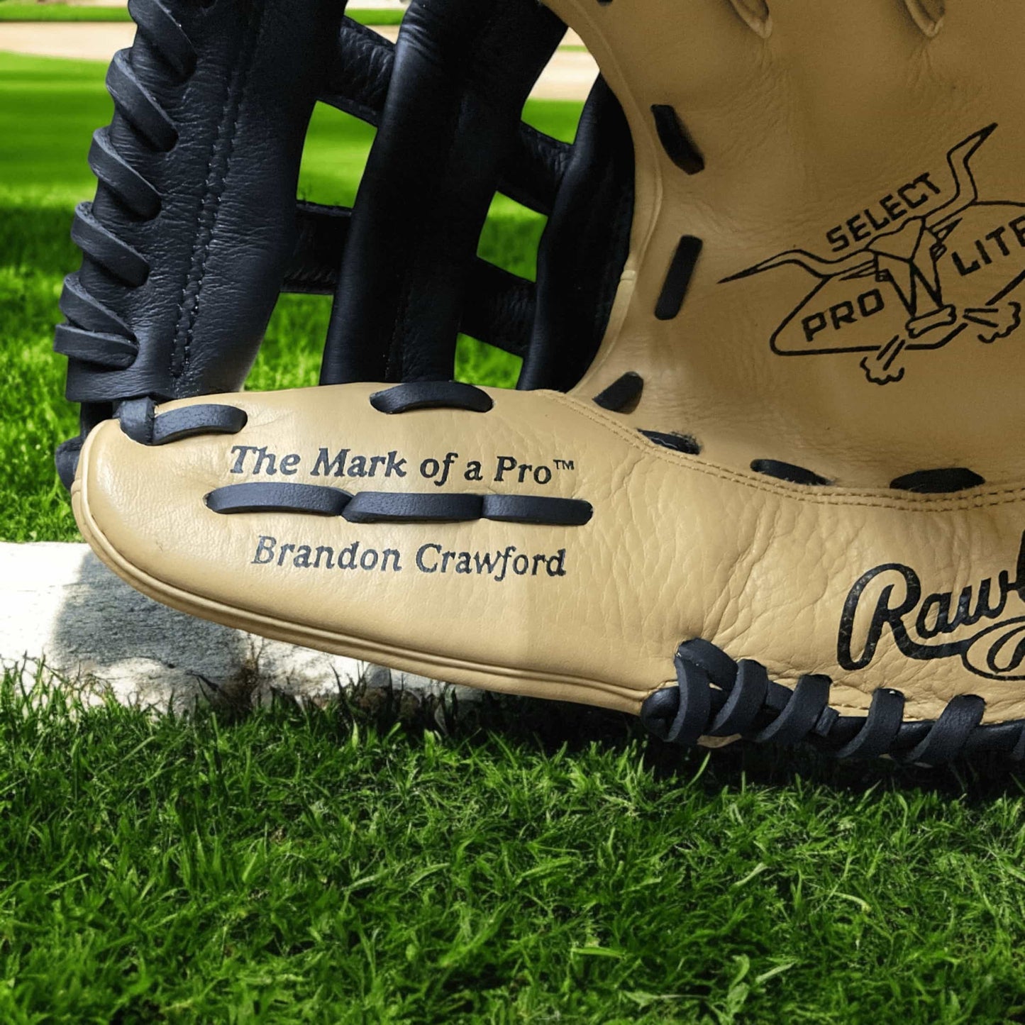 Guante Rawlings Cuadro 11.25 pulgadas, edición Brandon Crawford, para lanzador derecho, diseñado para precisión y movimientos rápidos en el béisbol