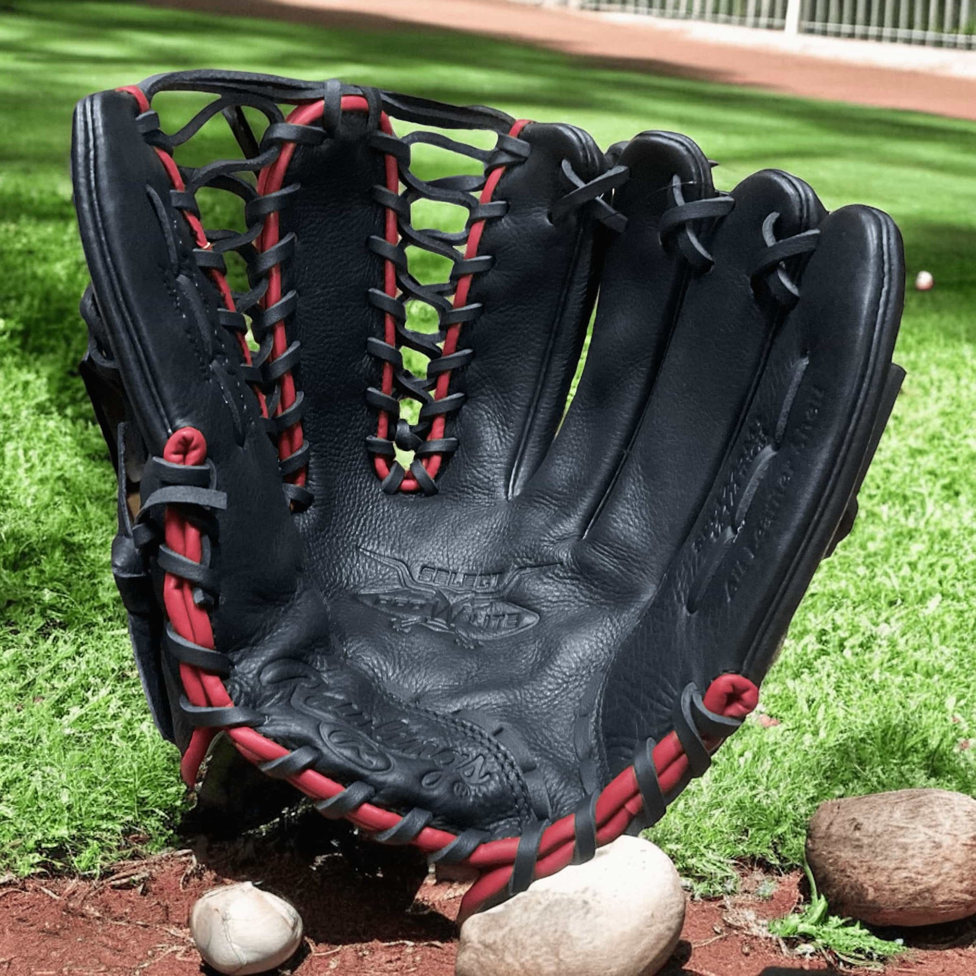 Guante de béisbol Rawlings Fielder Mike Trout de 12.25", con diseño ergonómico y amplio bolsillo para jugadores de jardín
