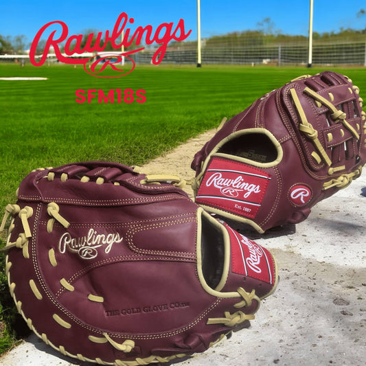 Guante Rawlings Sandlot Newman de 12.5 pulgadas para lanzador derecho, estilo vintage, con amplio bolsillo y comodidad ideal para primera base en béisbol