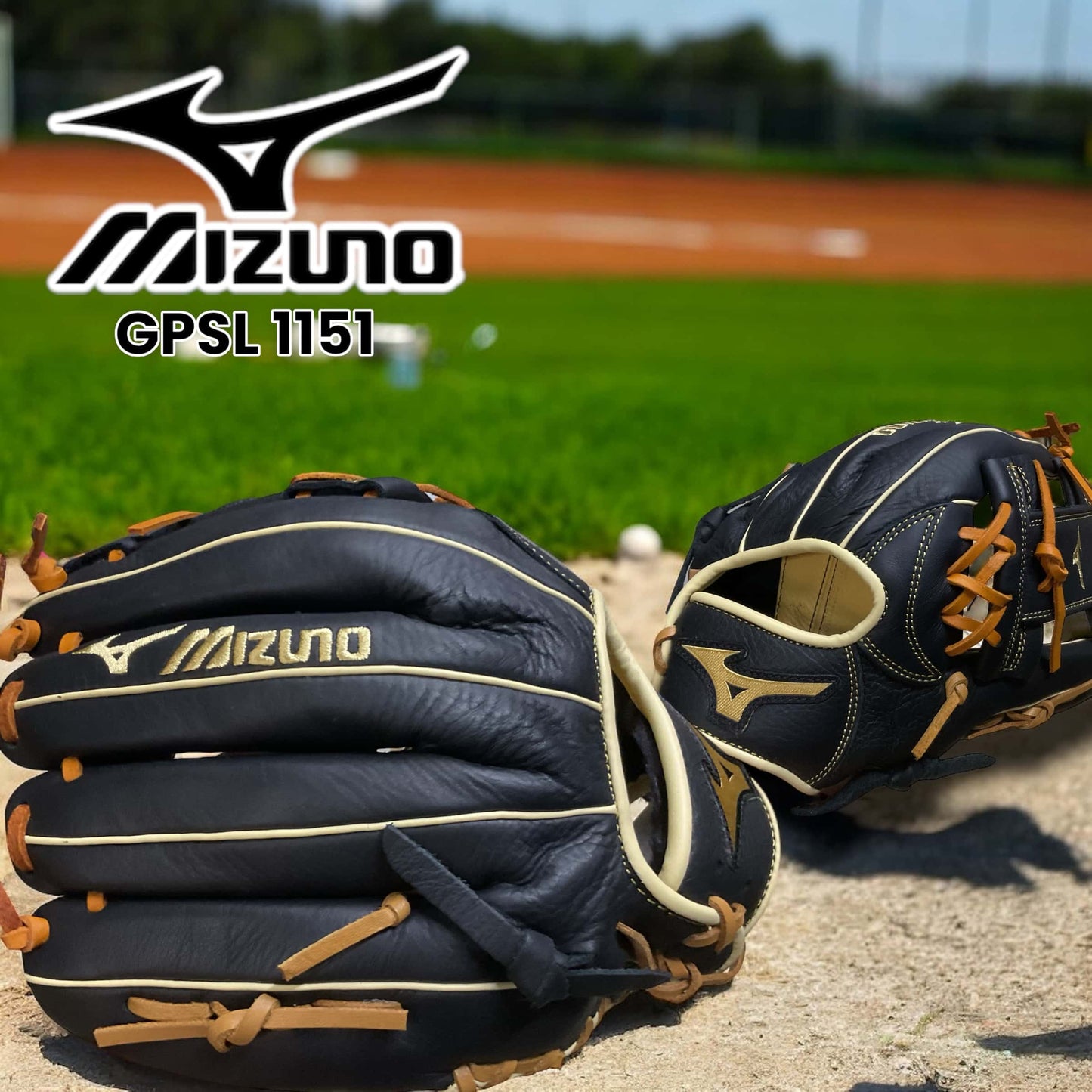 Guante Mizuno Cuadro de 11.5 pulgadas para lanzador derecho, diseñado para precisión, rapidez y comodidad en el béisbol.