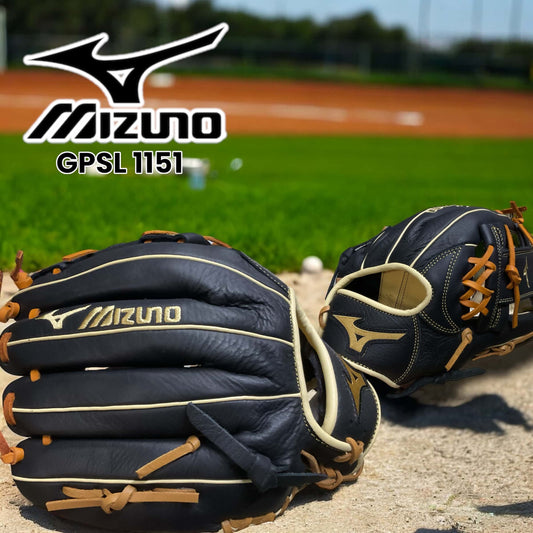 Guante Mizuno Cuadro de 11.5 pulgadas para lanzador derecho, diseñado para precisión, rapidez y comodidad en el béisbol.