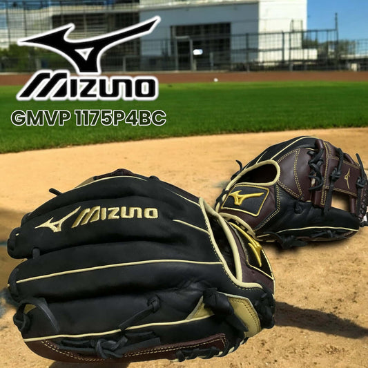 Guante Mizuno MVP Prime Cuadro de 11.75 pulgadas para lanzador derecho, diseñado para precisión, durabilidad y jugadas rápidas en el béisbol.