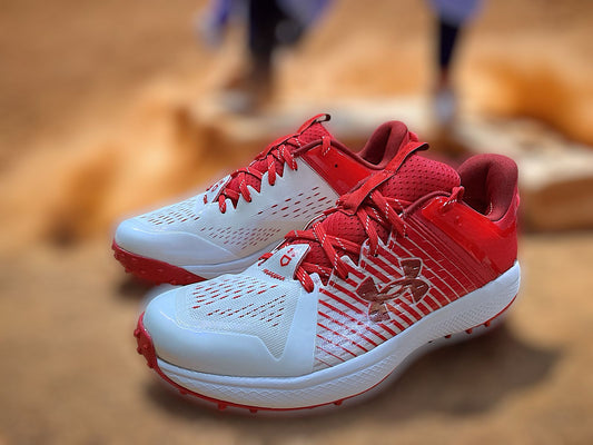 UA Yard Turf Blanco-Rojo