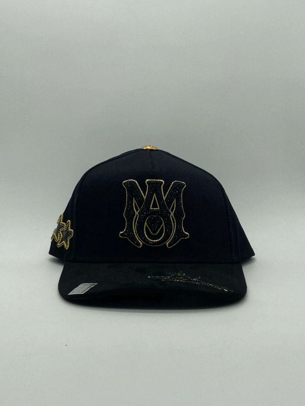 Gorra Bigg Boss AMI GOLD CRYSTALS negra Original