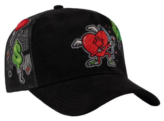 Gorra JC Hats Money Love Black Mesh