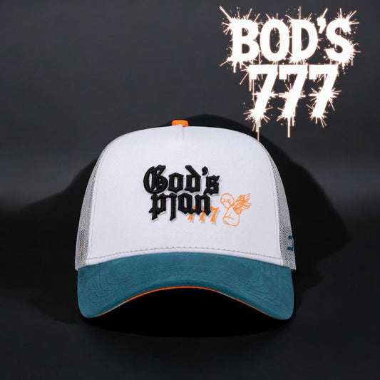 Gorra JC Hats God's Plan - Blanco/Cian
