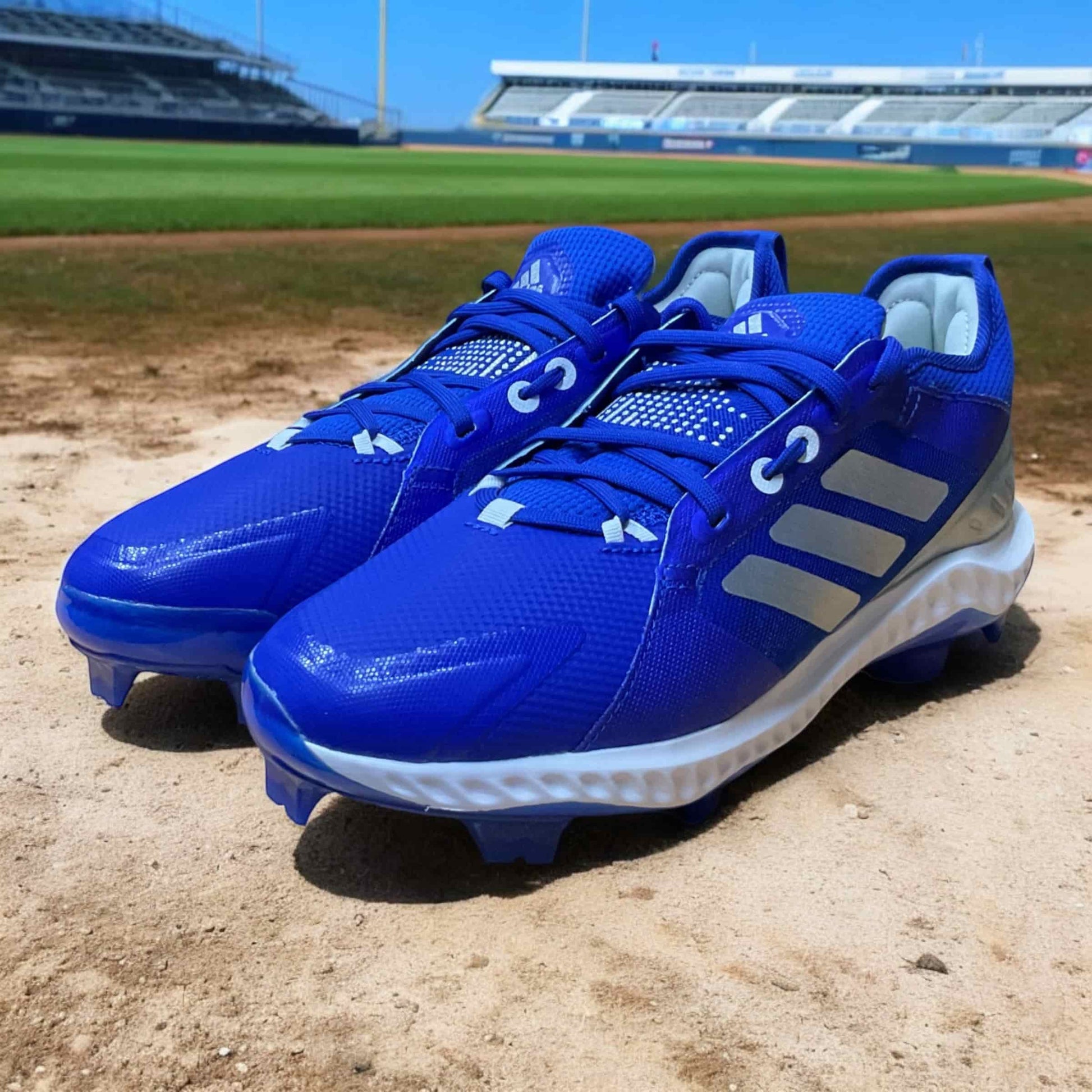 Botines PureHustle W TPU, calzado deportivo azul, zapatos de fútbol y béisbol