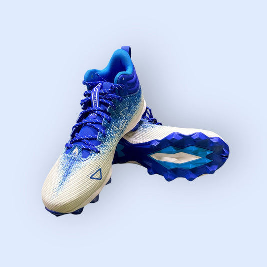 Zapatillas UA Spotlight Fran RM 2.0 en color azul, ideales para correr y entrenar, con diseño moderno, parte superior transpirable y suela de goma para un agarre superior.