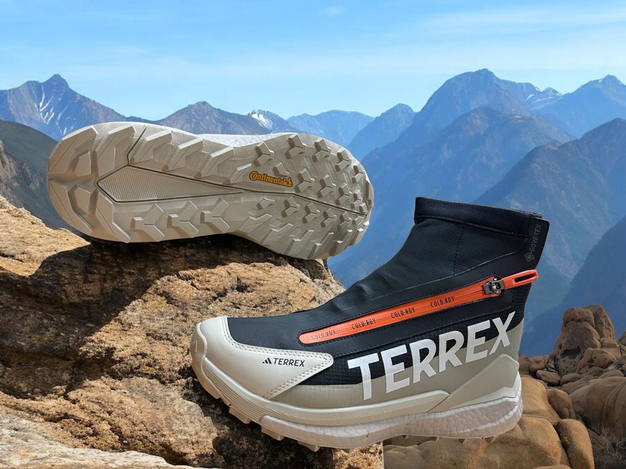 Botas Adidas Terrex Hiker 2 negras, diseñadas para senderismo, con suela de gran tracción y diseño resistente.