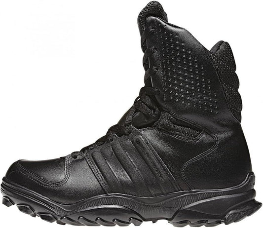 Botas tacticas, Adidas GSG-9.2, negras, suela alta, refuerzo de tobillo alto y acolchado, botas