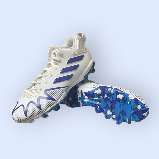 Zapatillas de béisbol Freak Spark MD en azul, con suela de tacos moldeados para tracción y soporte óptimos en el campo