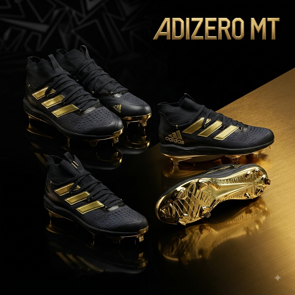 Adizero afterburner 8 NWV Negro Dorado