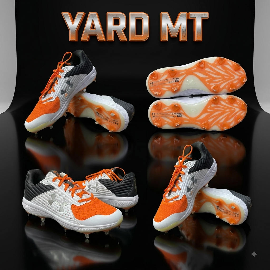 UA Yard MT Naranja - Blanco
