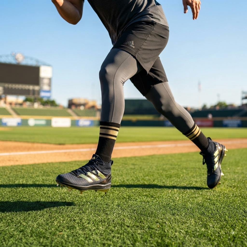 Adizero afterburner 8 NWV Negro Dorado