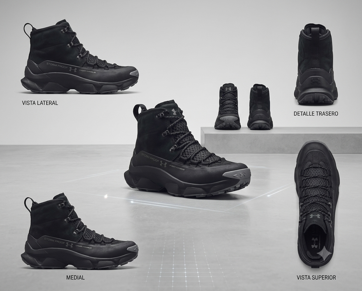 EXPANSE MID LEATHER NEGRO