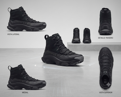 EXPANSE MID LEATHER NEGRO