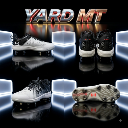 UA Yard Low MT Negro - Blanco