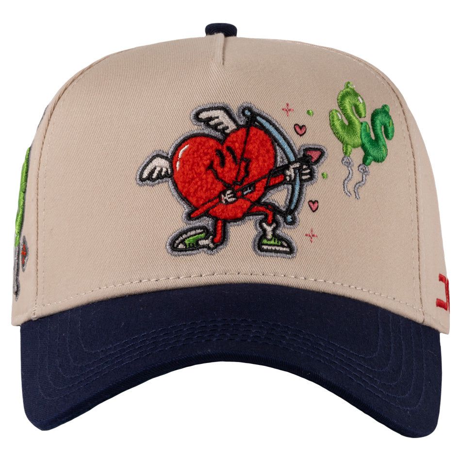Gorra JC Hats Money Love Beige Blue
