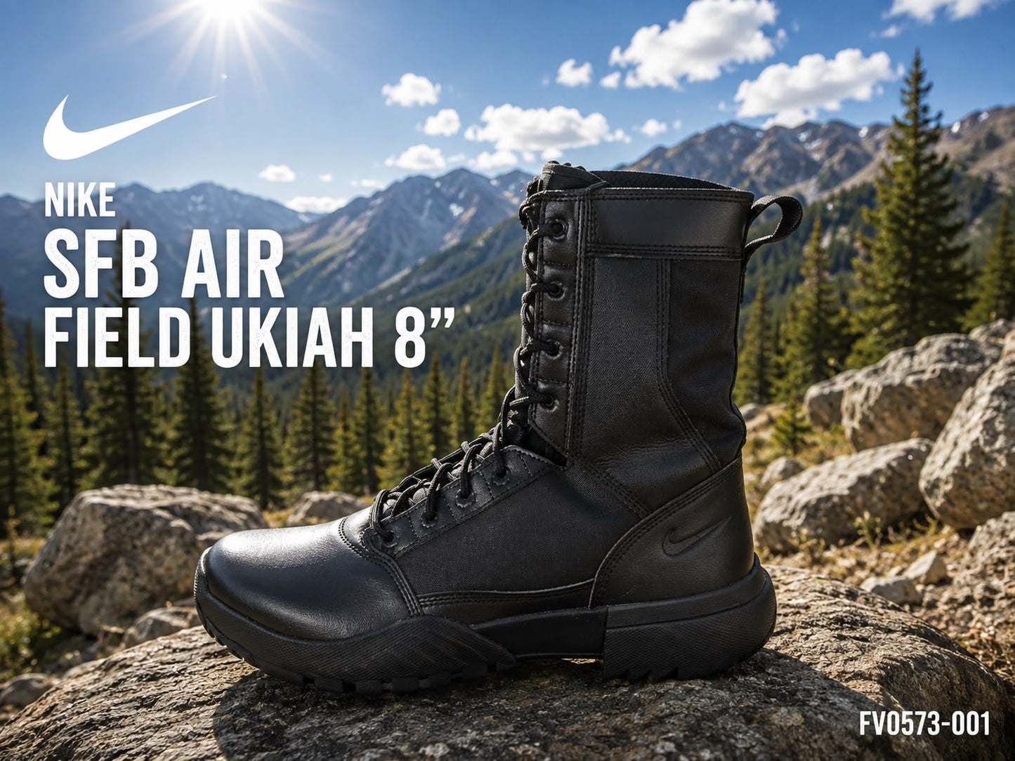 NIKE SFB AIR FIELD UKIAH NEGRA